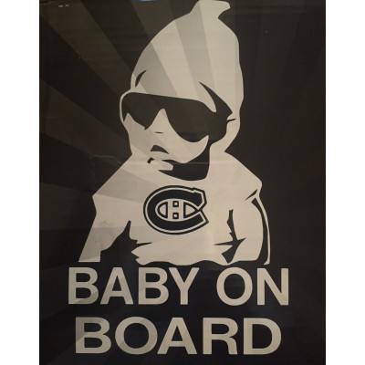 6'' Montreal Canadiens Baby on Board Achetez en 2 Recevez 3ieme Gratuit
